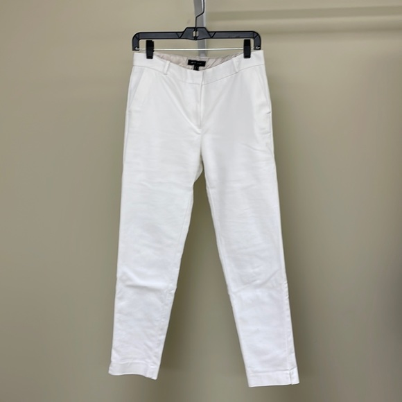 Mango white cotton pants sz 6 - Picture 1 of 6